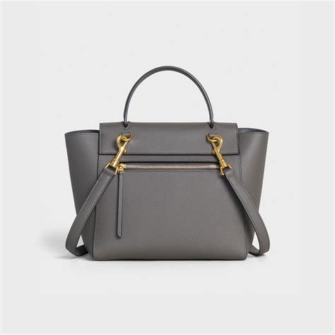 celine micro belt handbag in poppy grained calfskin|CELINE Baby Grained Calfskin Micro Belt Bag Poppy.